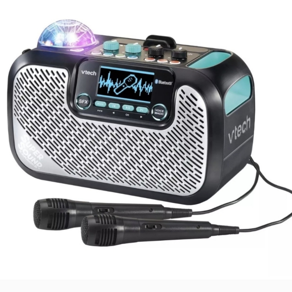 KARAOKE MACHINE VTECH SUPERSOUND SYSTEM PORTABLE DEVICE HOME ADULTS CHIL…
